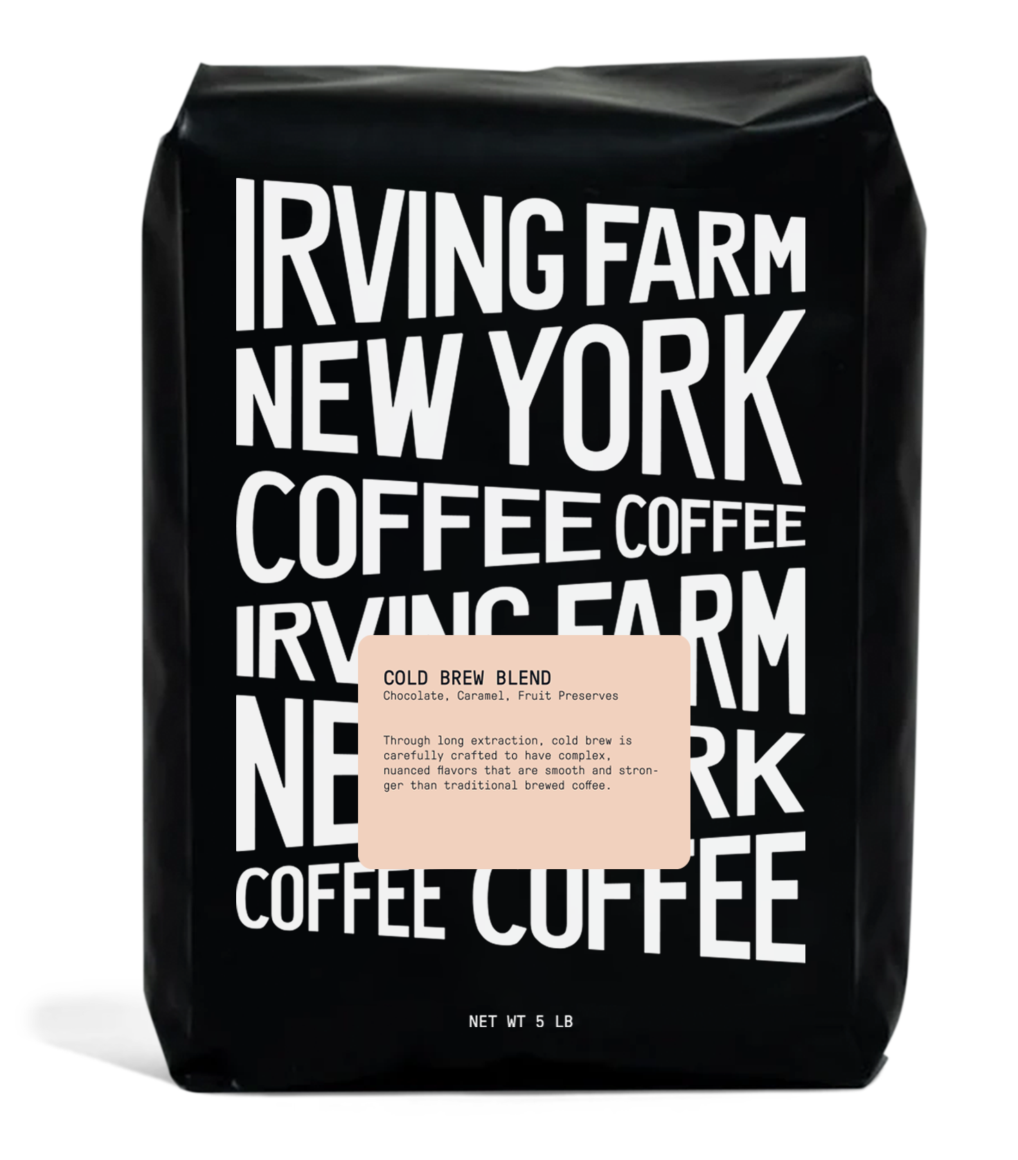 Bulk | Cold Brew Blend, 5lb bulk bag, Irving Farm Coffee New York