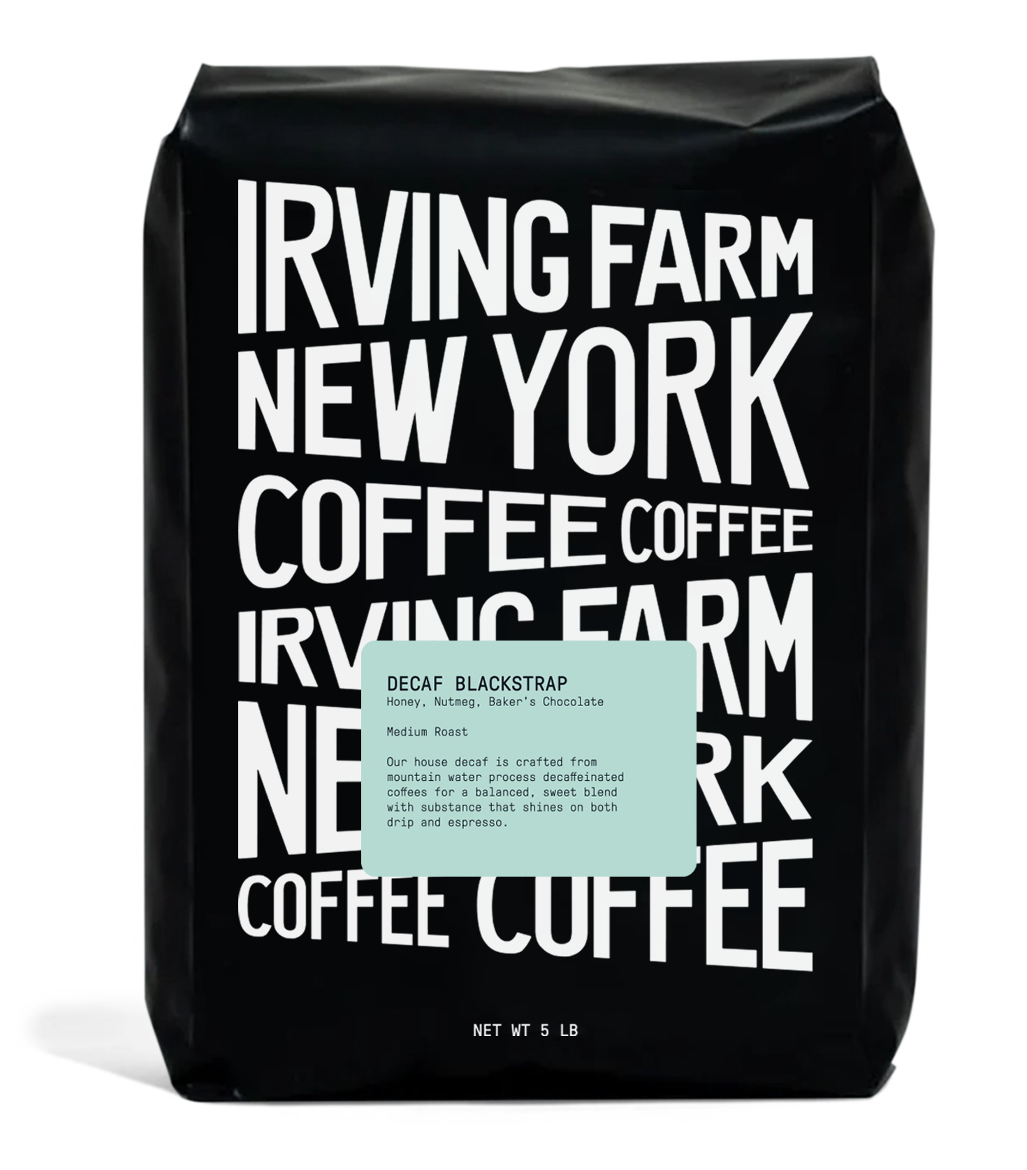 Bulk | Decaf Blackstrap, 5lb bulk bag, Irving Farm Coffee New York