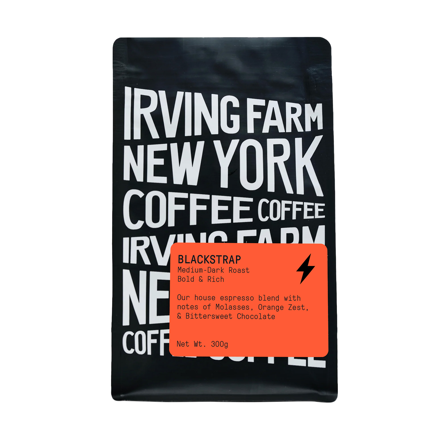 Blackstrap Espresso, 12oz coffee bag, Irving Farm Coffee New York