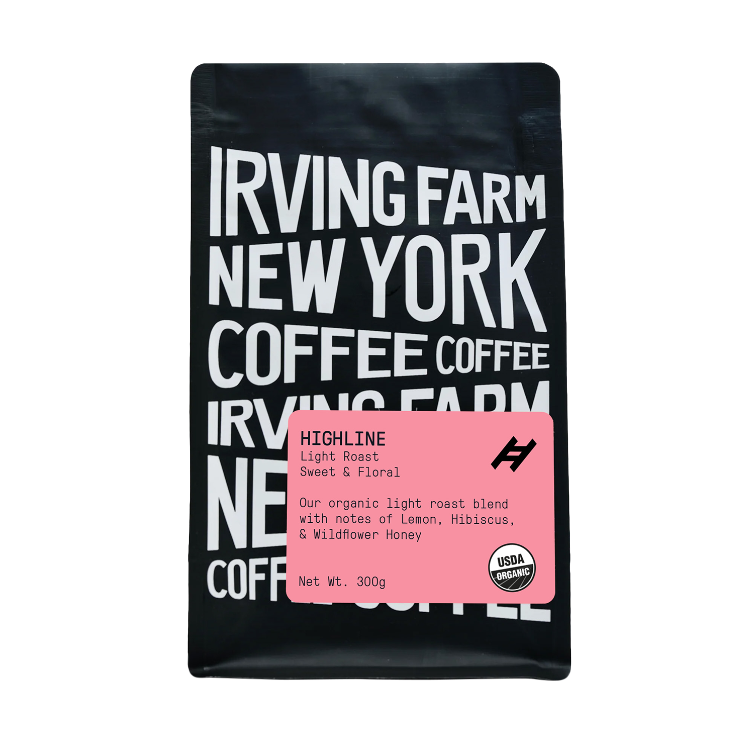 Highline Light Roast | Organic, 12oz coffee bag, Irving Farm Coffee New York
